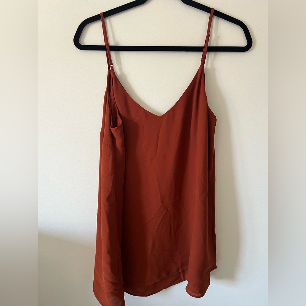 NEW X Addition Elle Women's Rust Cami Top